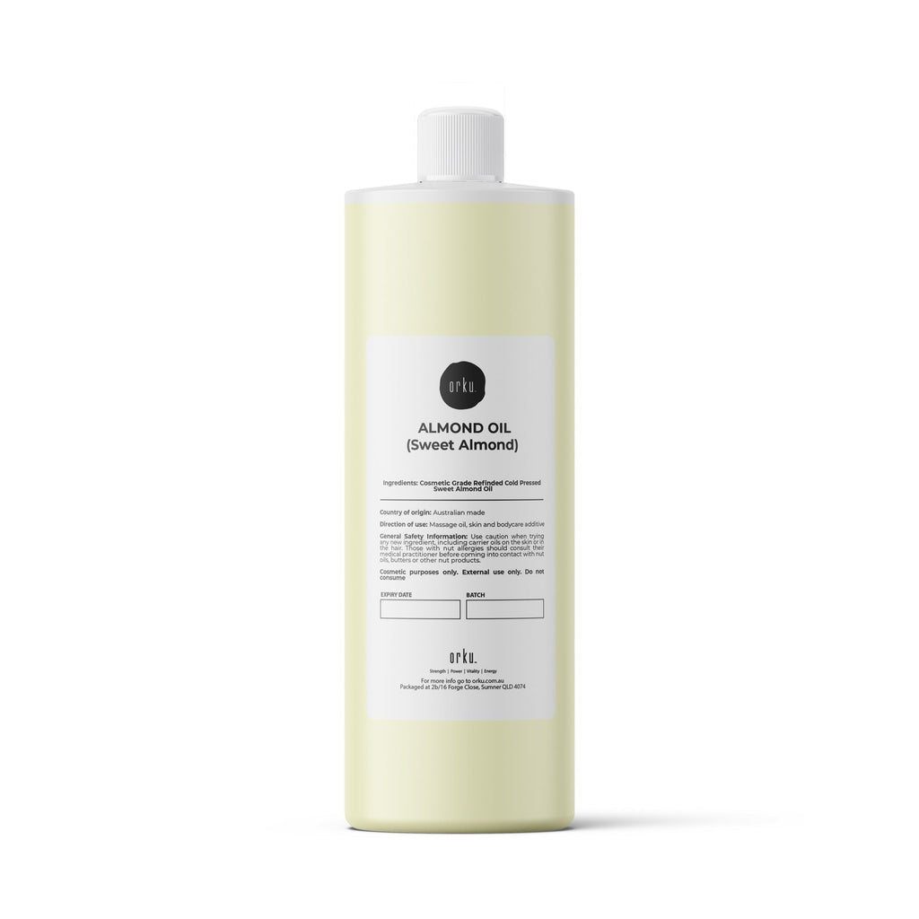 Sweet Almond Oil 500ml — Studio Shot | Valley Botanicals