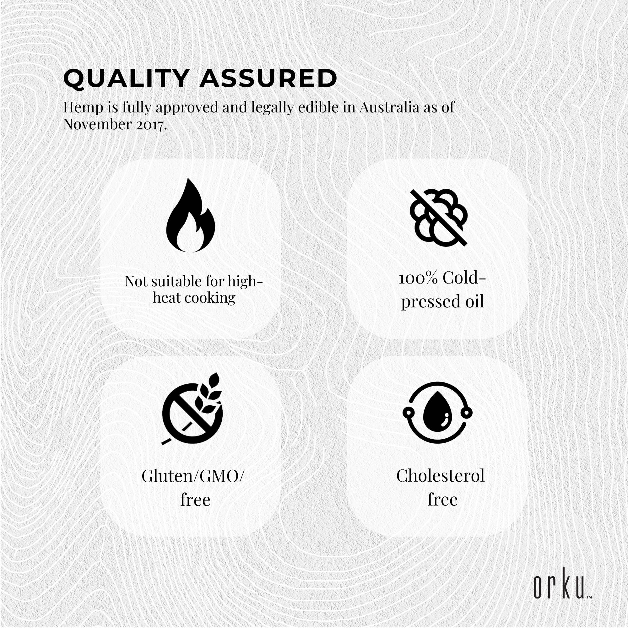 Organic Hemp Seed Oil 500ml — Cold Pressed