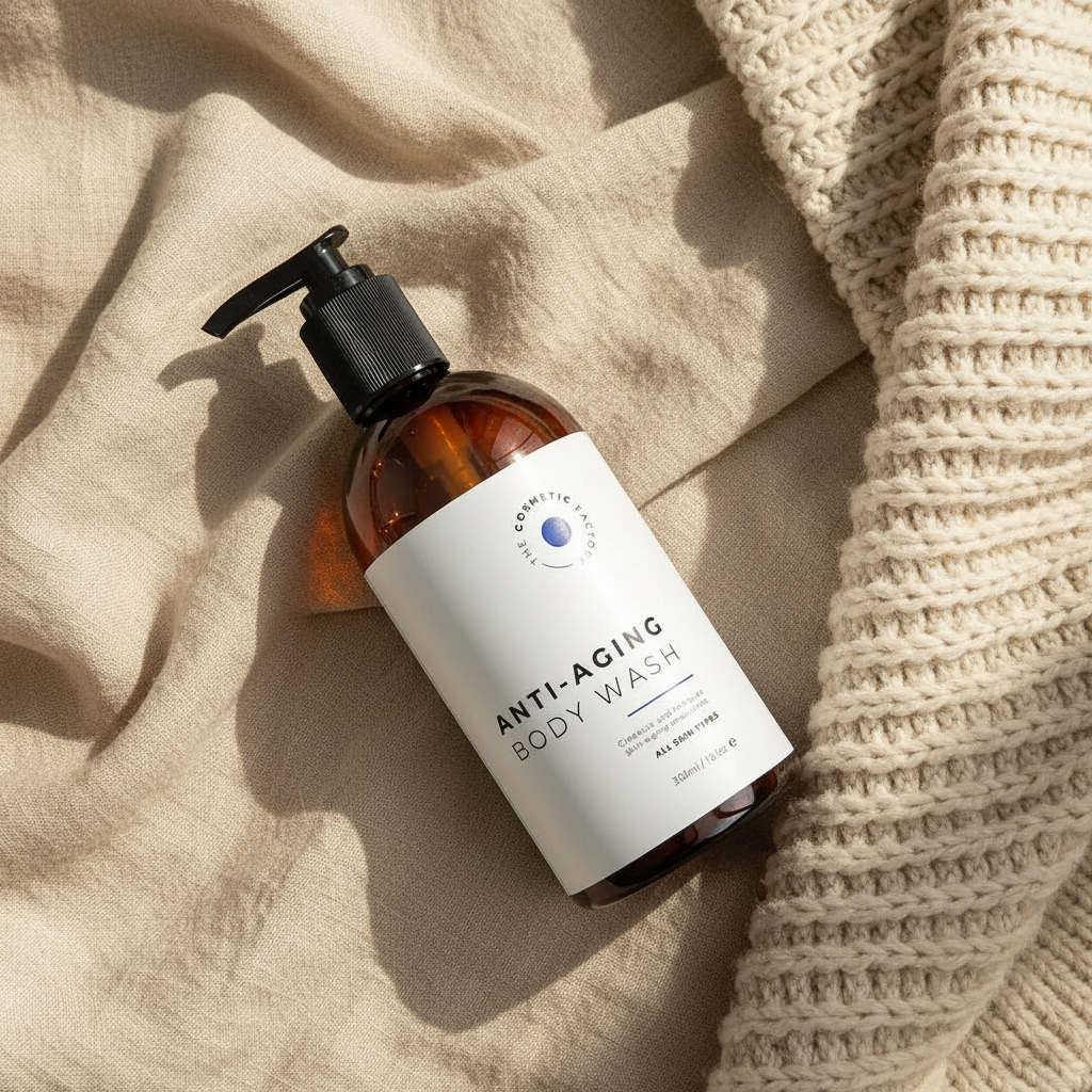 Anti-Aging Body Wash - Oatmeal Angled