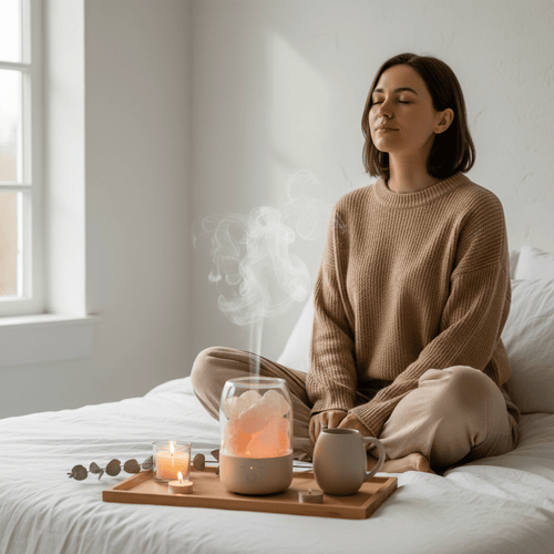 Aurora Crystal Diffuser - Rose Quartz - Appliances > Aroma Diffusers & Humidifiers > Aroma Diffusers - valley-botanicals.com