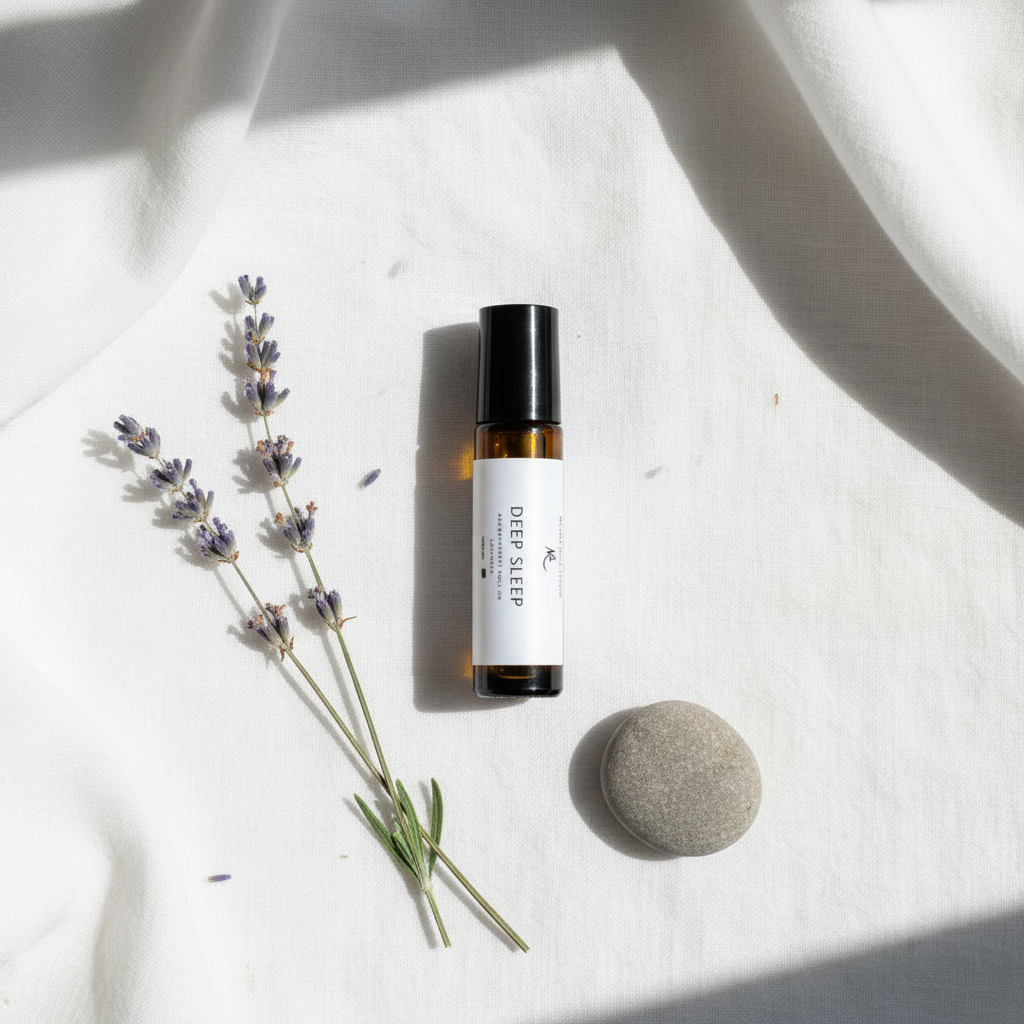 Deep Sleep Roll On - Minimal Flat Lay
