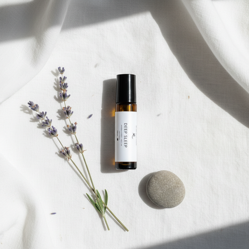 Deep Sleep Roll On - Minimal Flat Lay