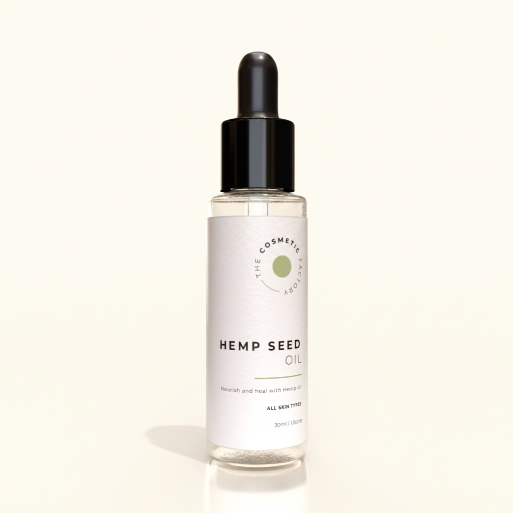 Hemp Seed Oil 30ml — Studio Shot | Valley Botanicals