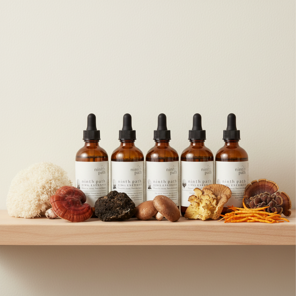 Ninth Path 7 Mushroom Drops Bundle - Shelf Shot