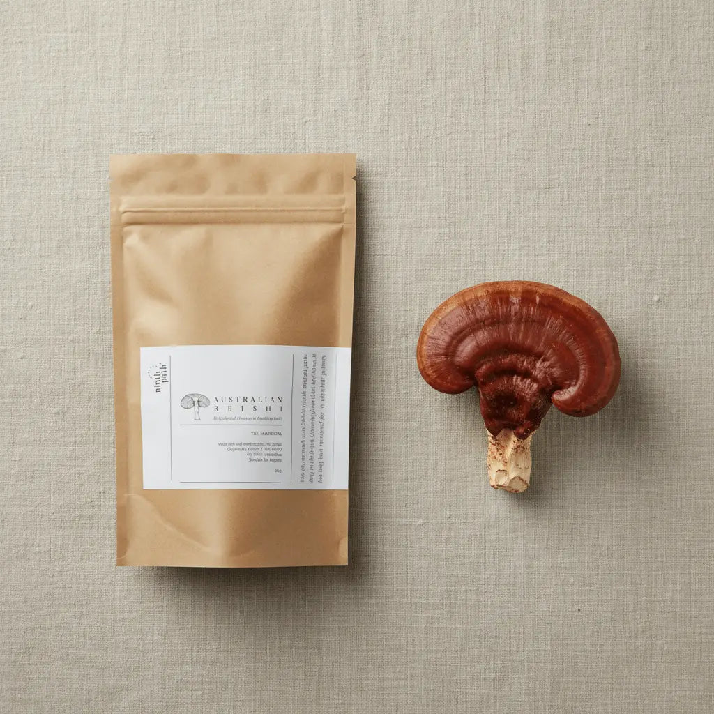 Reishi Powder — Calm & Resilience - Mushroom Supplements - valley-botanicals.com