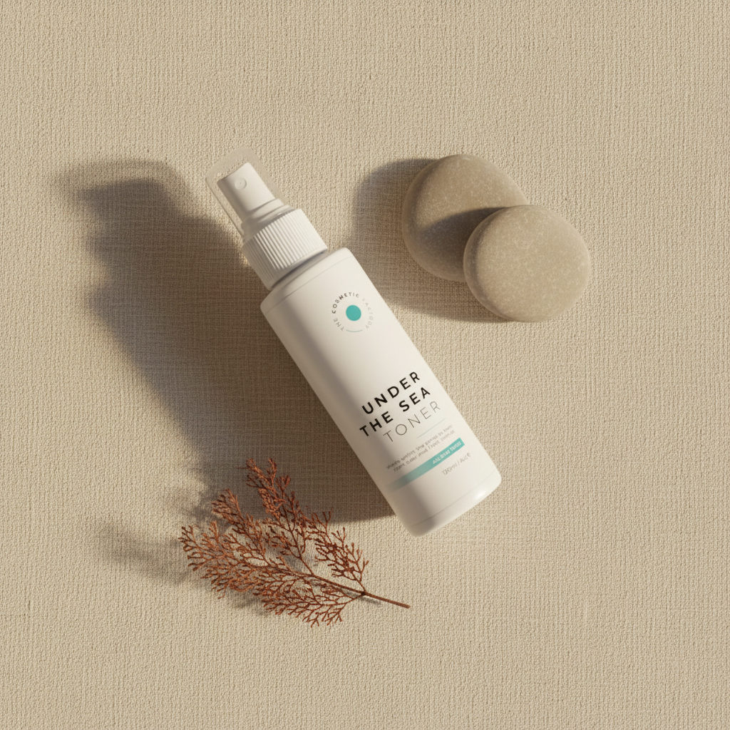 Under the Sea Toner 120ml — Flat Lay | Valley Botanicals