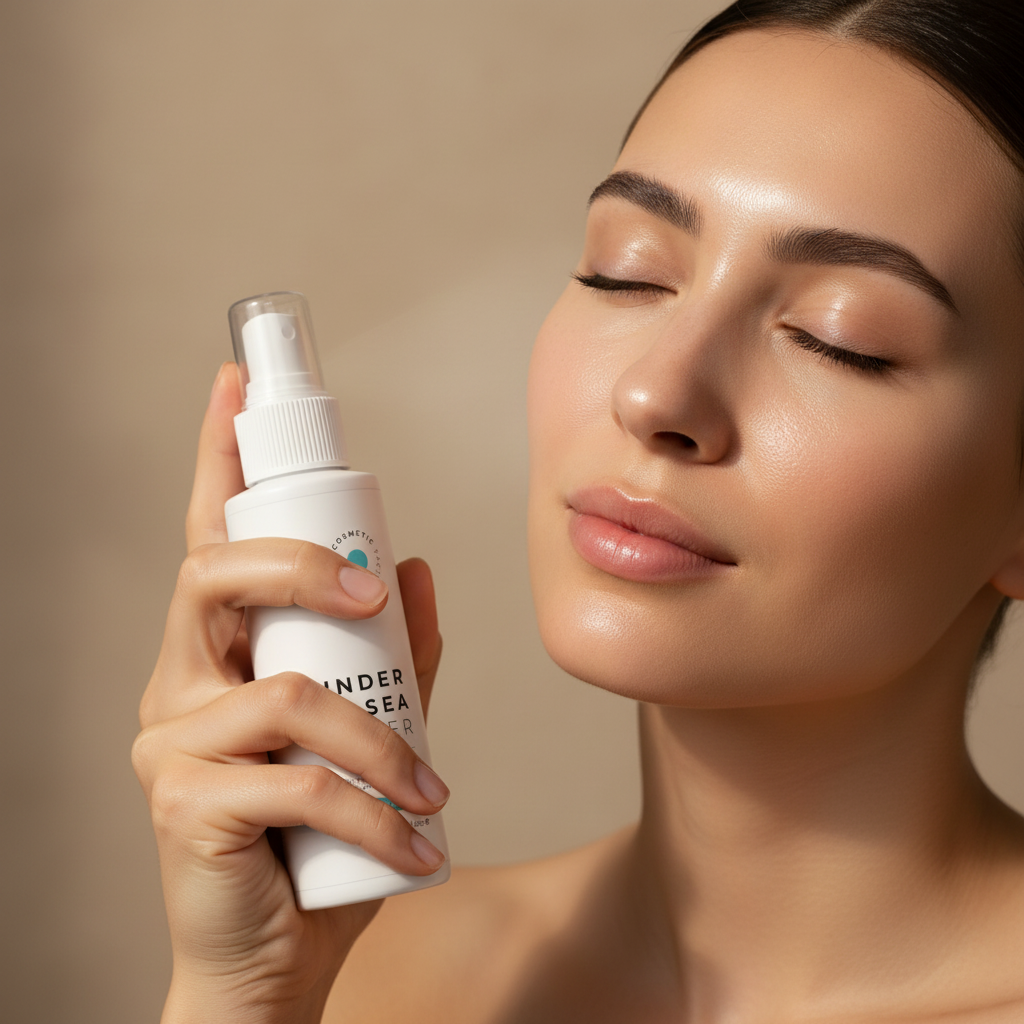Under the Sea Toner 120ml — Model Shot | Valley Botanicals
