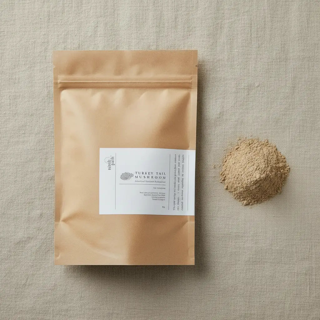 Turkey Tail Powder — Immune Support - Mushroom Supplements - valley-botanicals.com